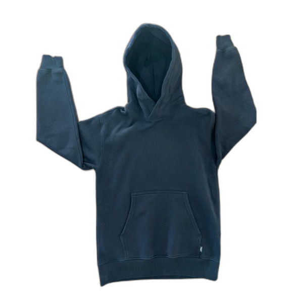 Aritzia TNA Cozy Fleece Hoodie Black XS Women Soft Essential Pullover Sweatshirt - Picture 1 of 7